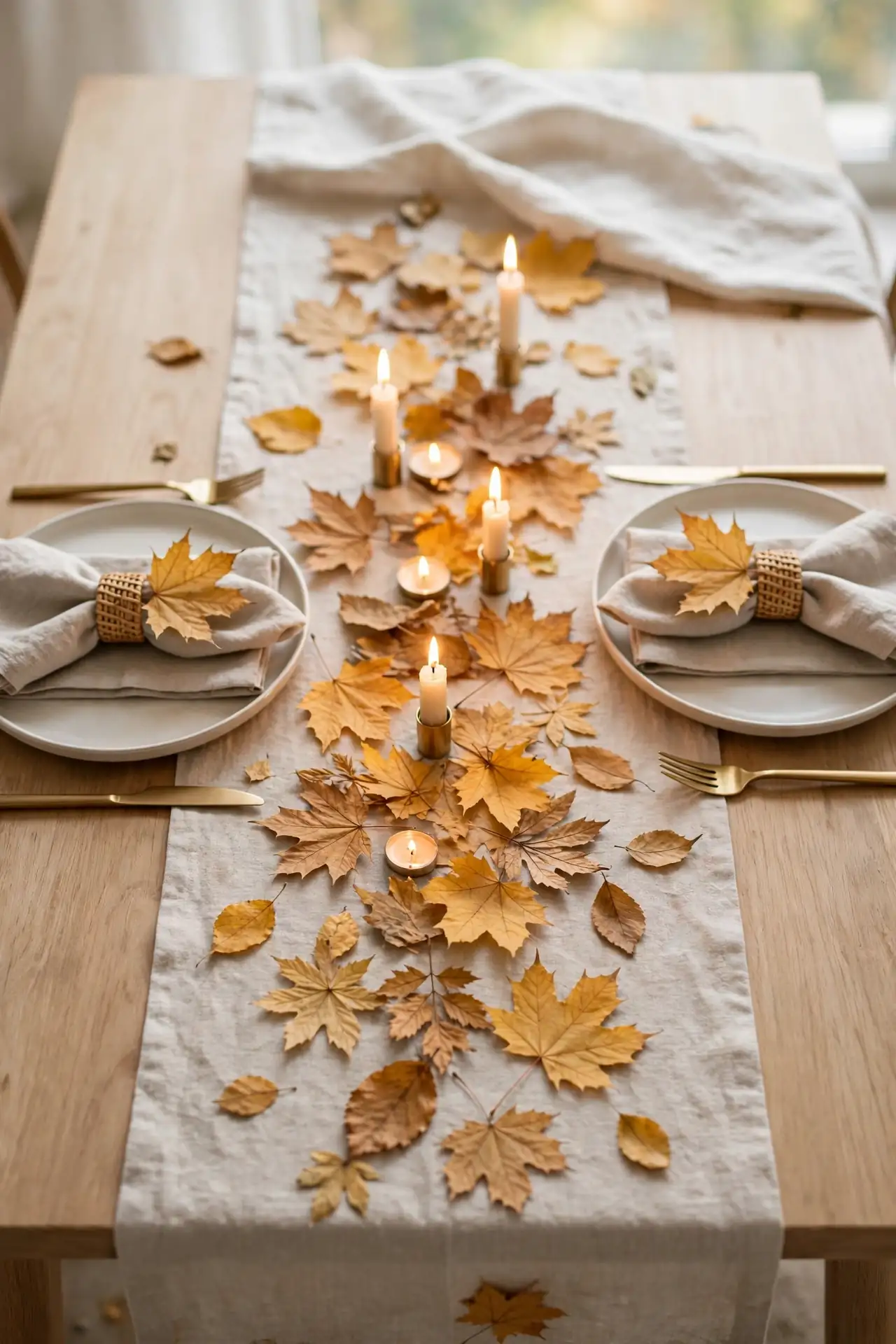 Golden Leaf Scatters