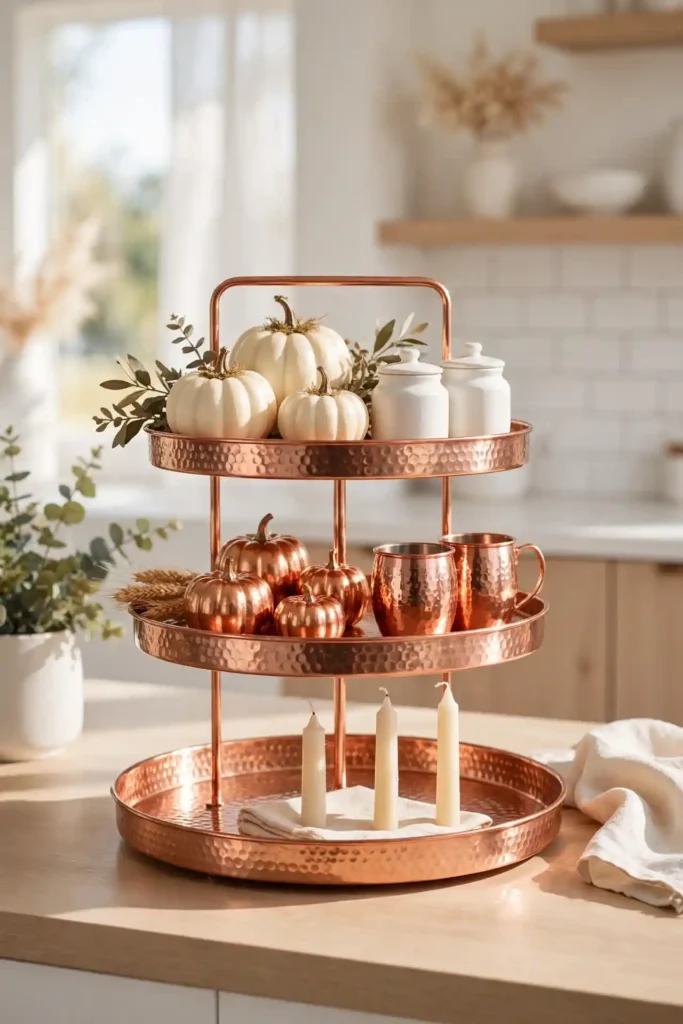 Cream and Copper