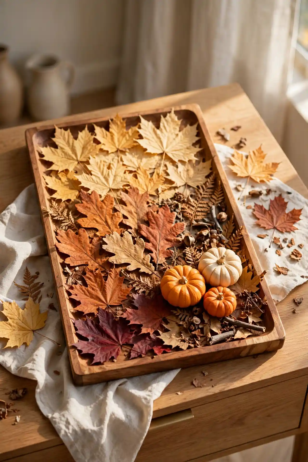 Golden Leaf Scatter