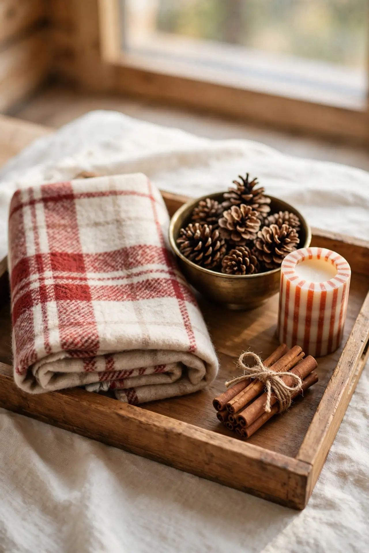 Plaid and Pinecones