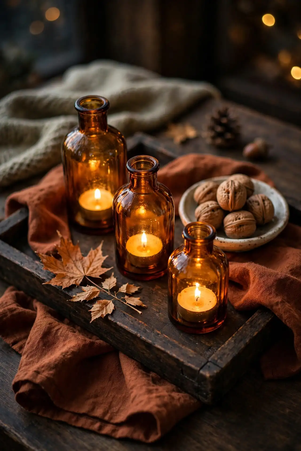 Warm Amber Lighting
