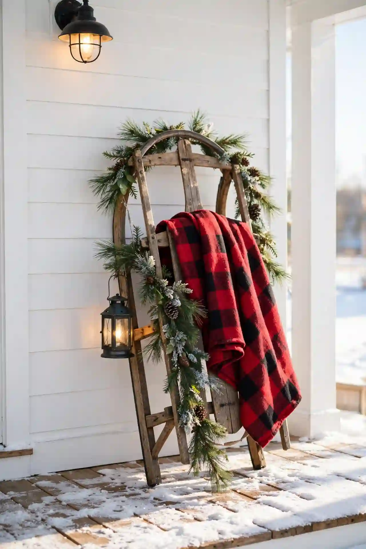 Rustic Woodland Mantel