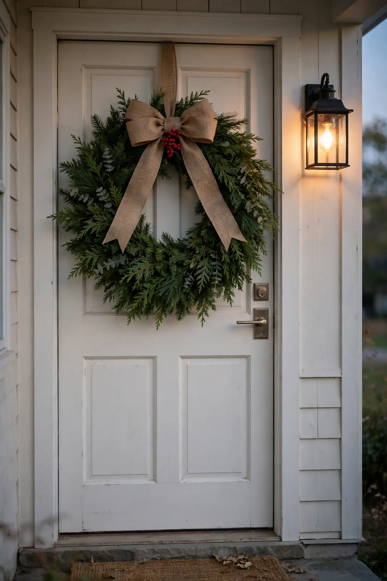 Burlap Bow Wreaths