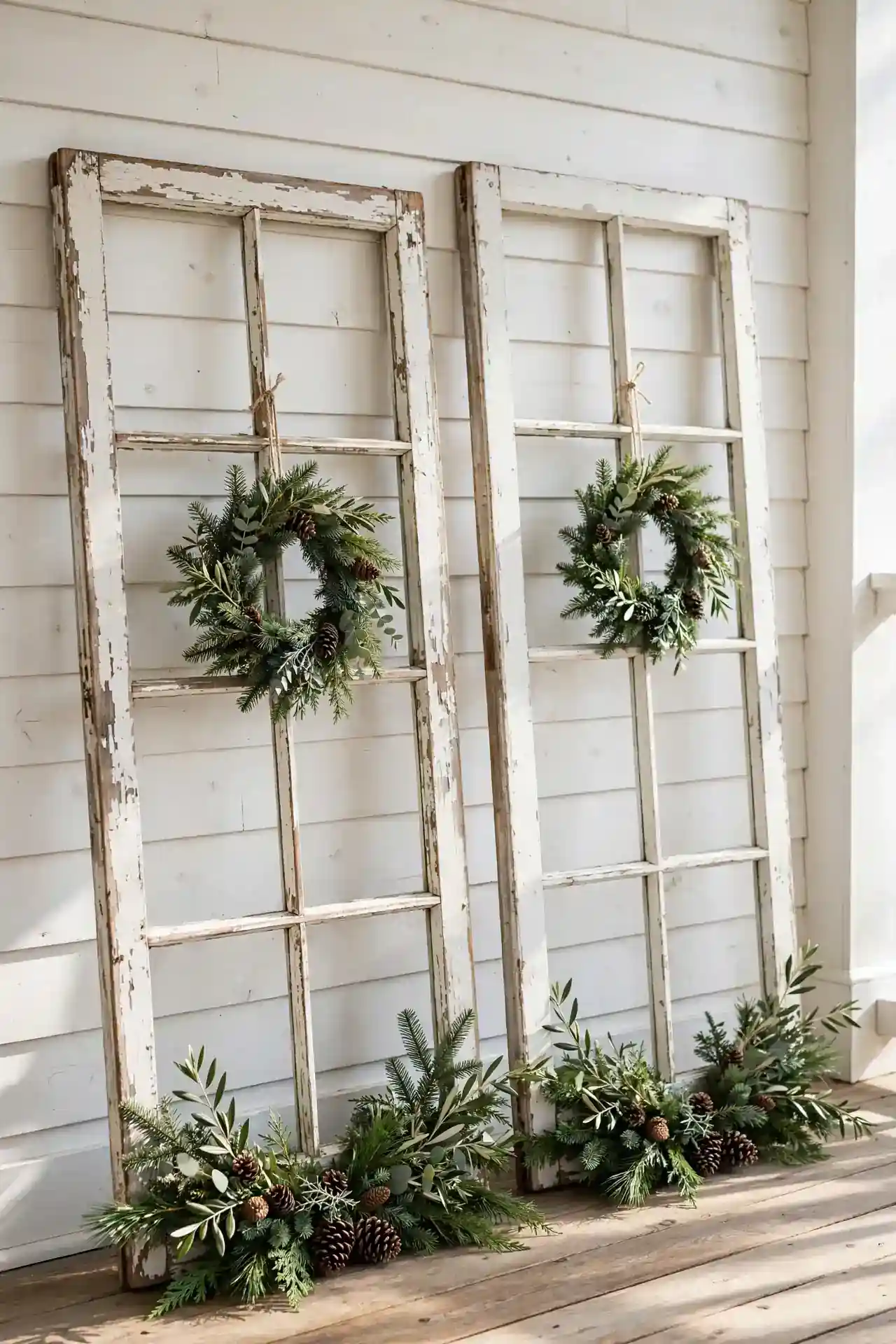 Distressed Window Frames
