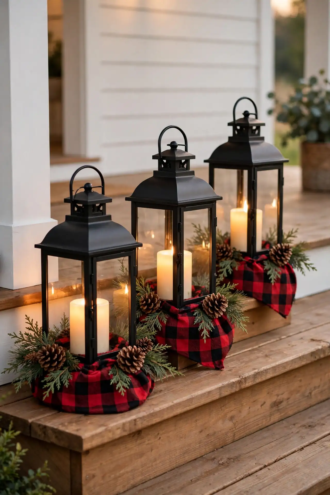Plaid Lantern Rows