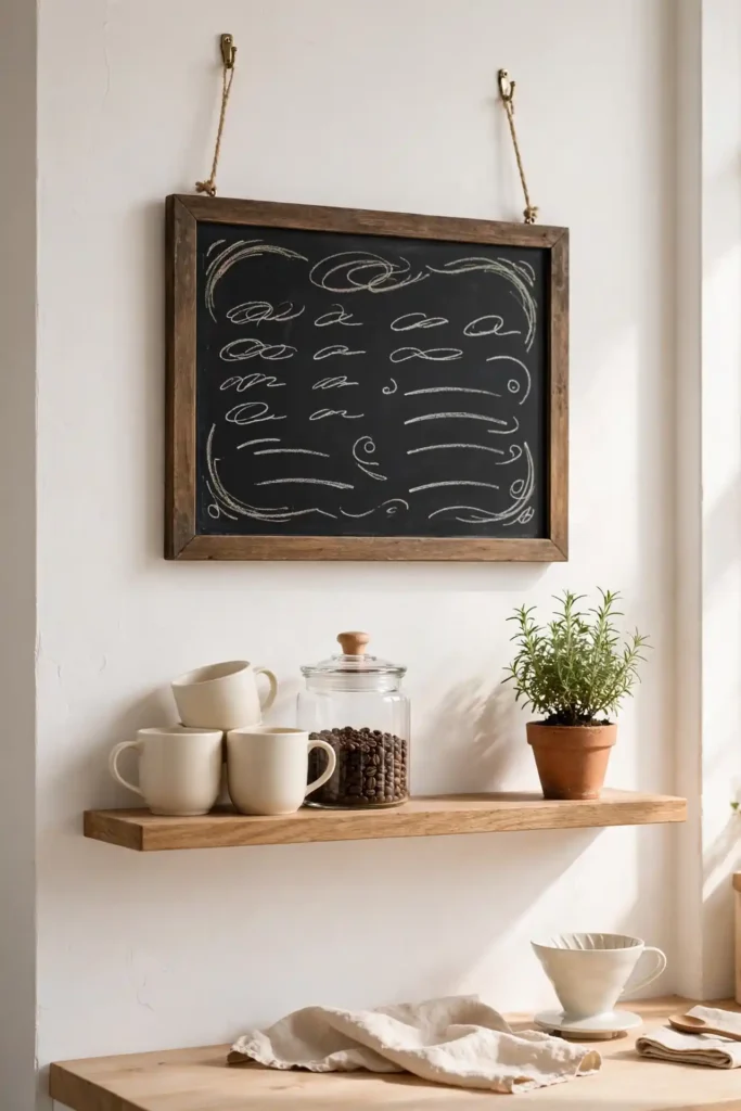 Chalkboard Menu Sign