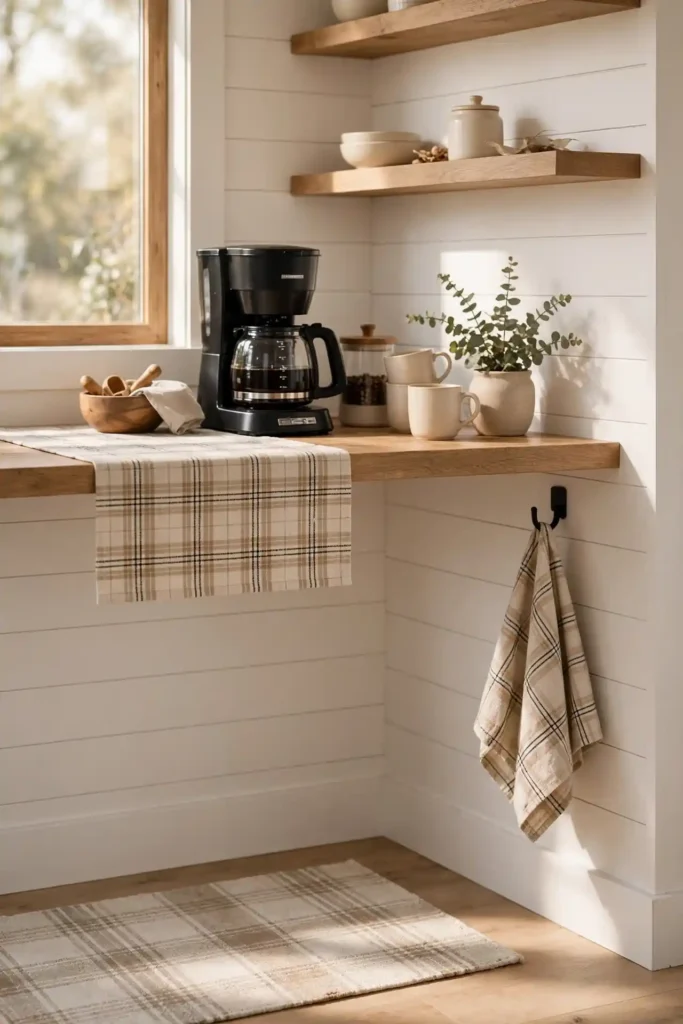 Plaid Textile Touches