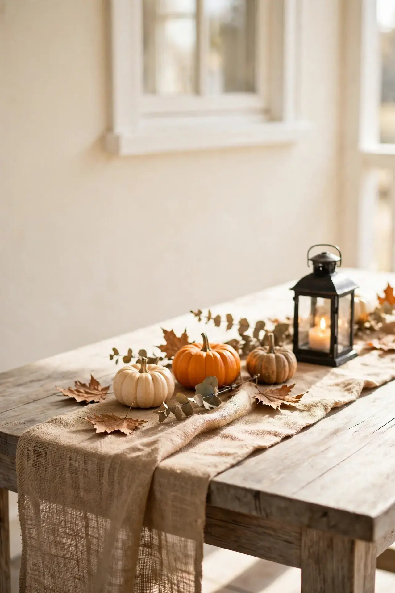 Burlap Table Runner