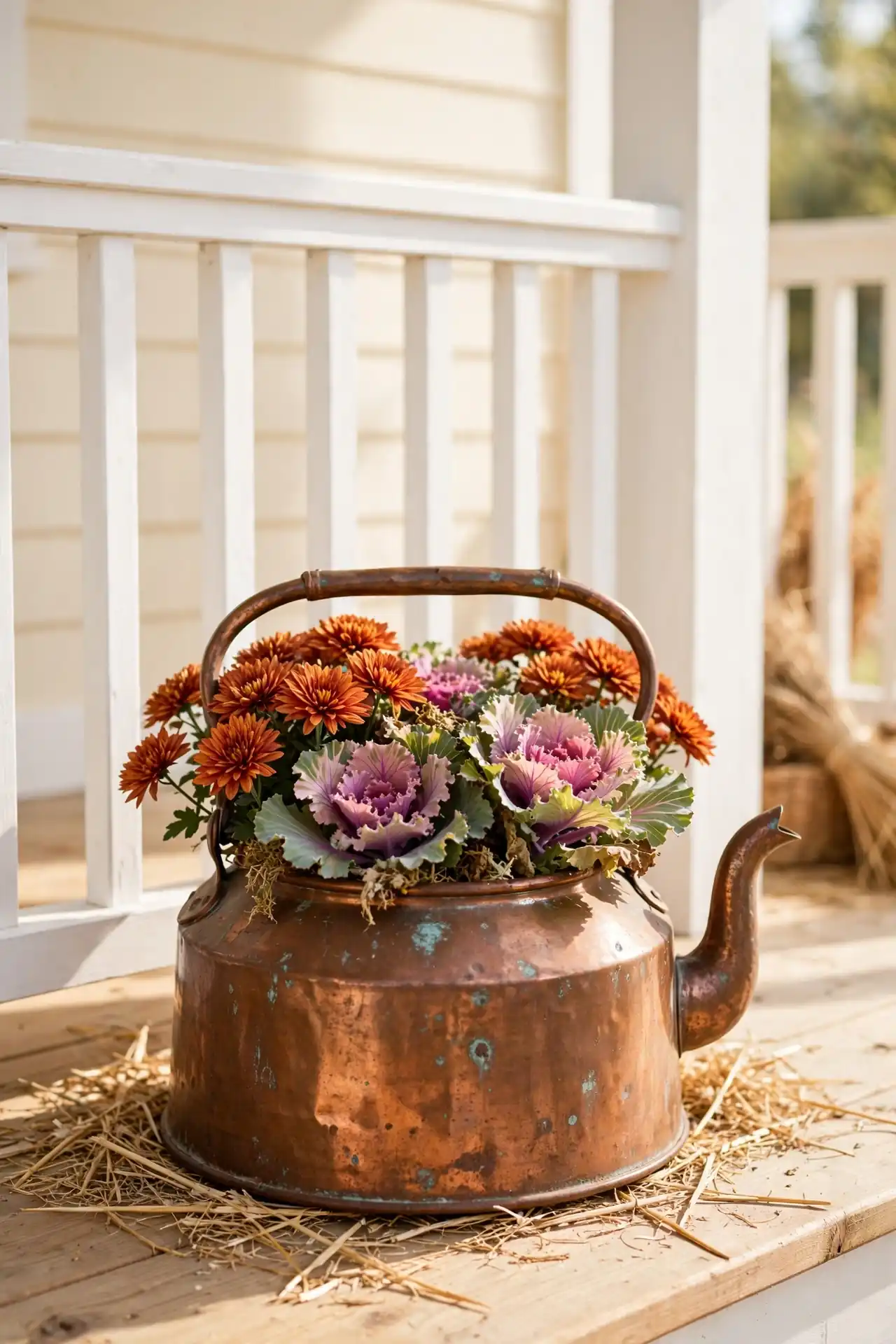 Copper Kettle Planters