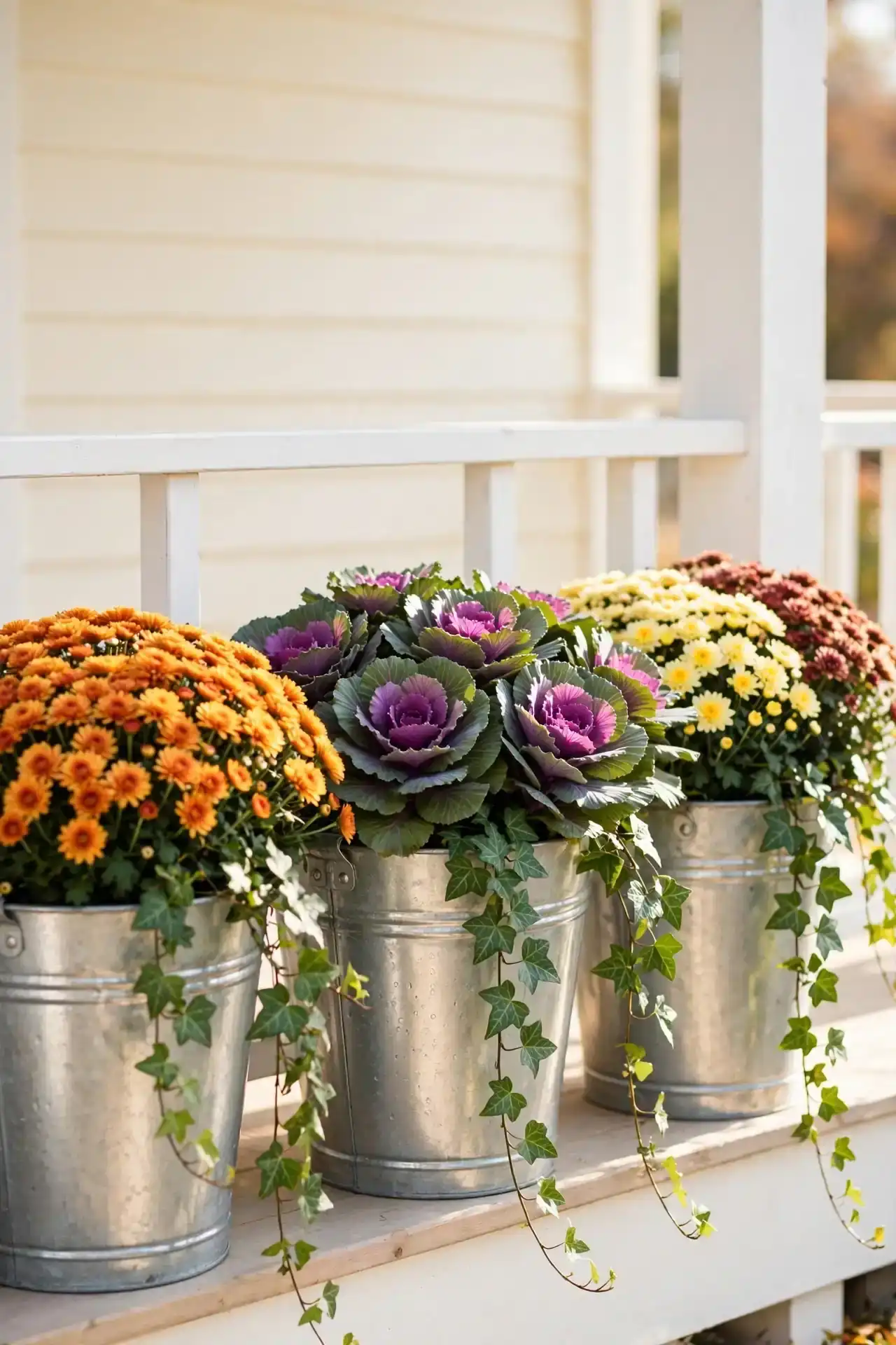 Galvanized Bucket Blooms