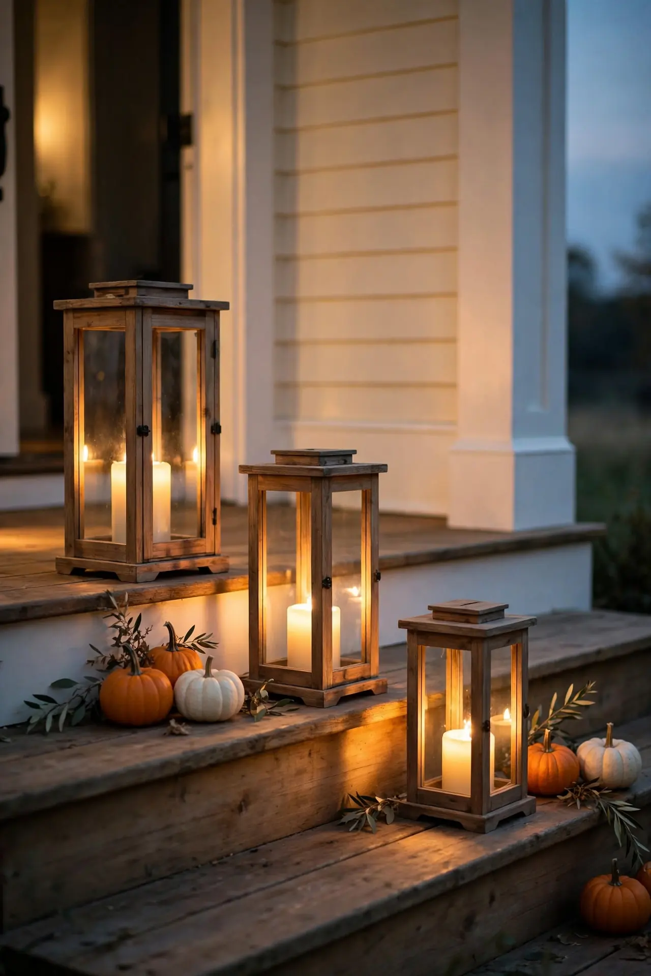 Rustic Wooden Lanterns