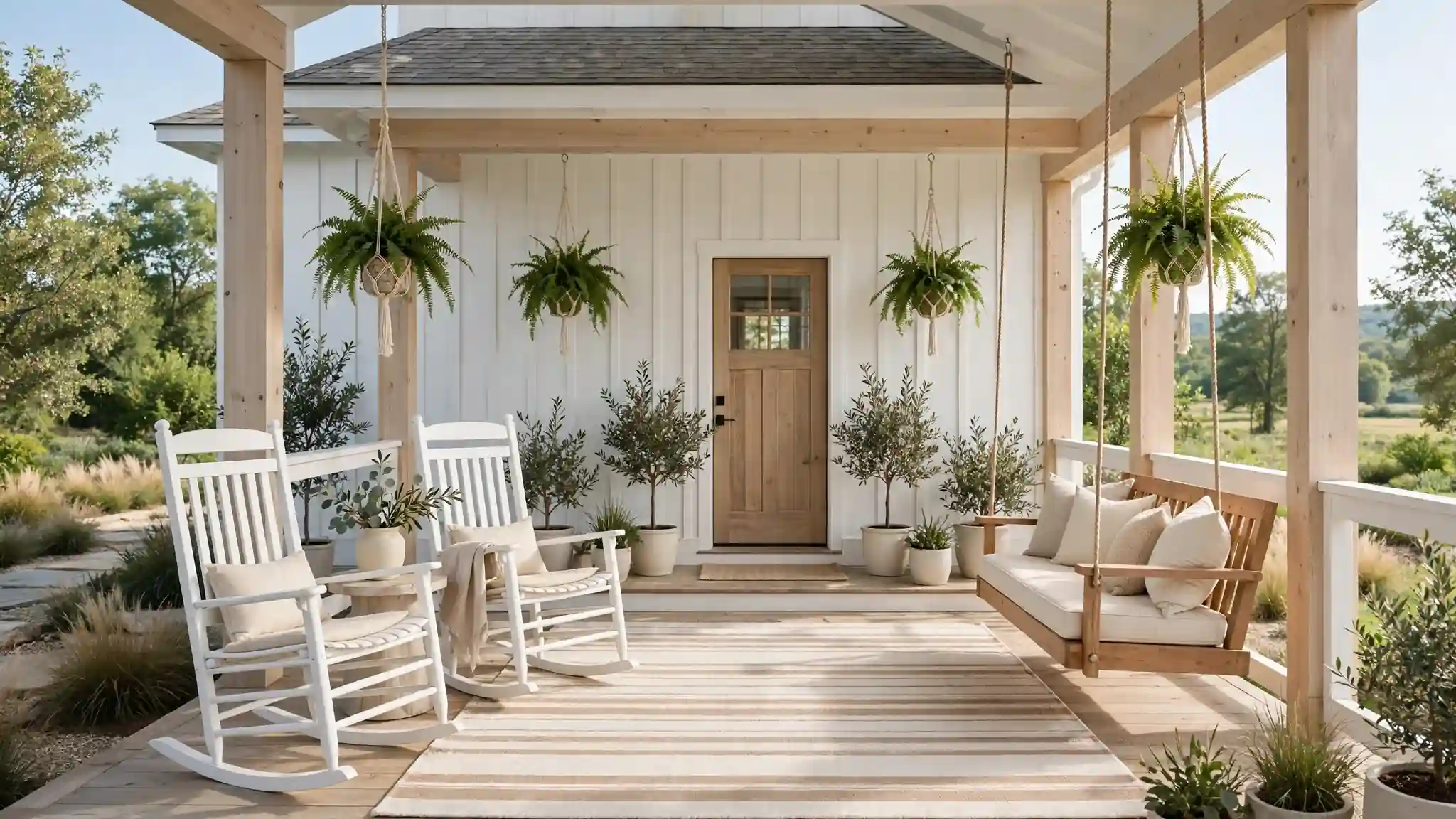 farmhouse front porch ideas