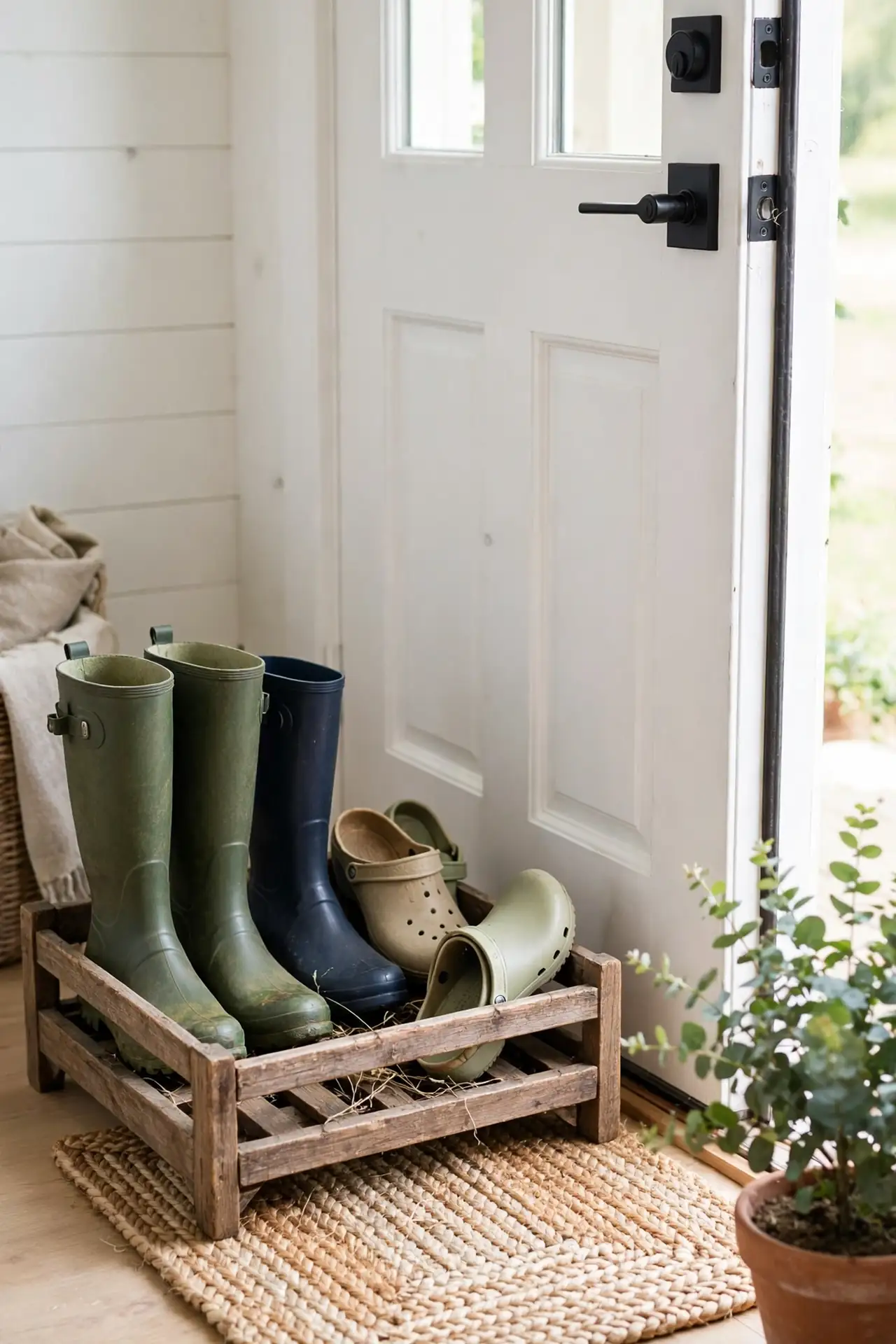 Rustic Boot Tray