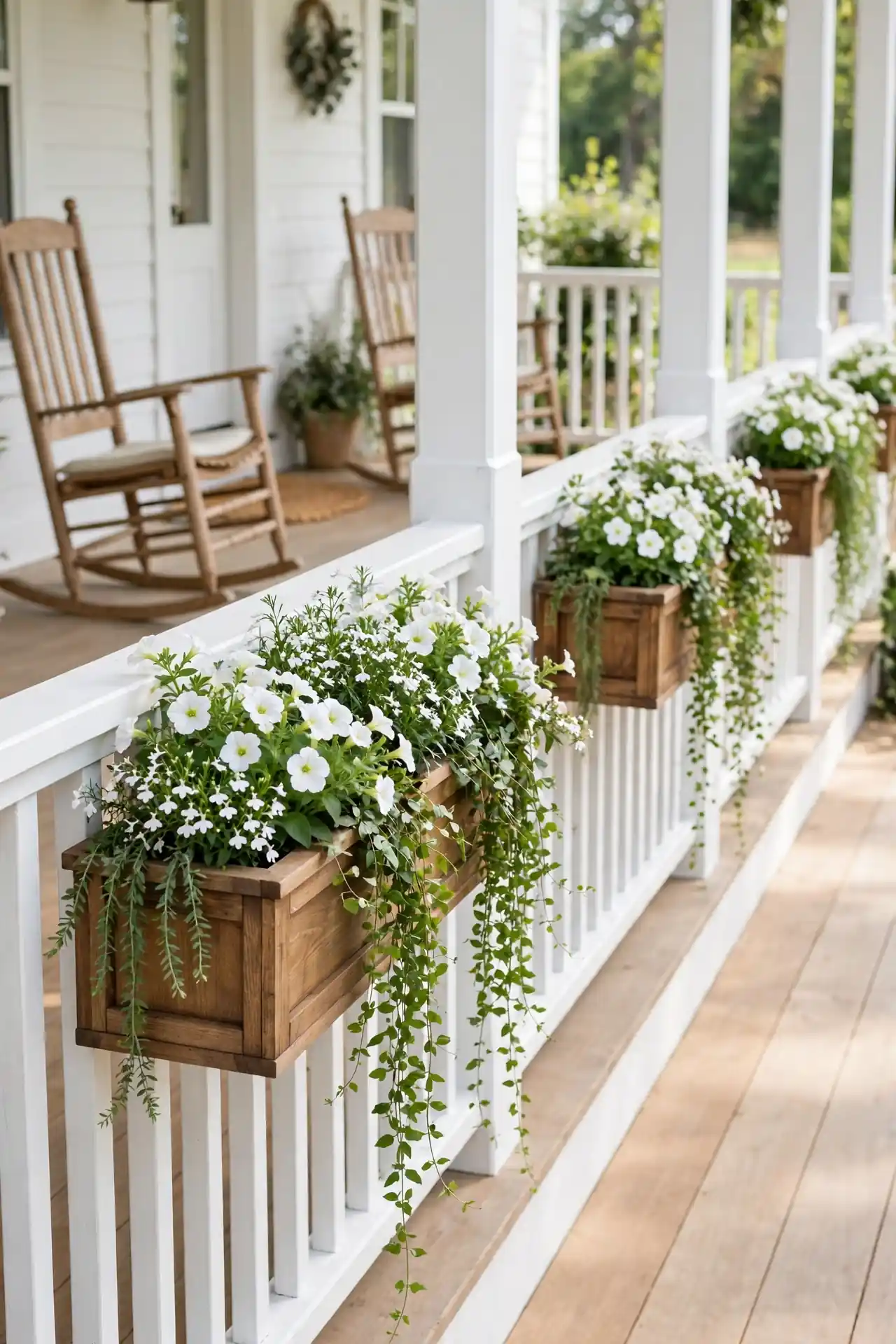 Rustic Railing Boxes