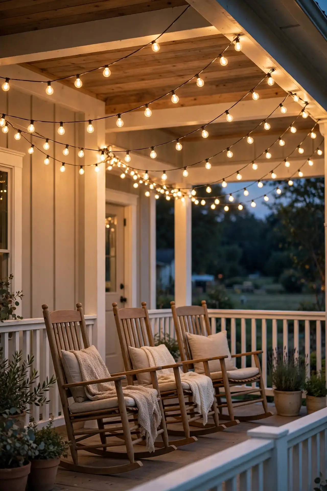 String Light Canopy