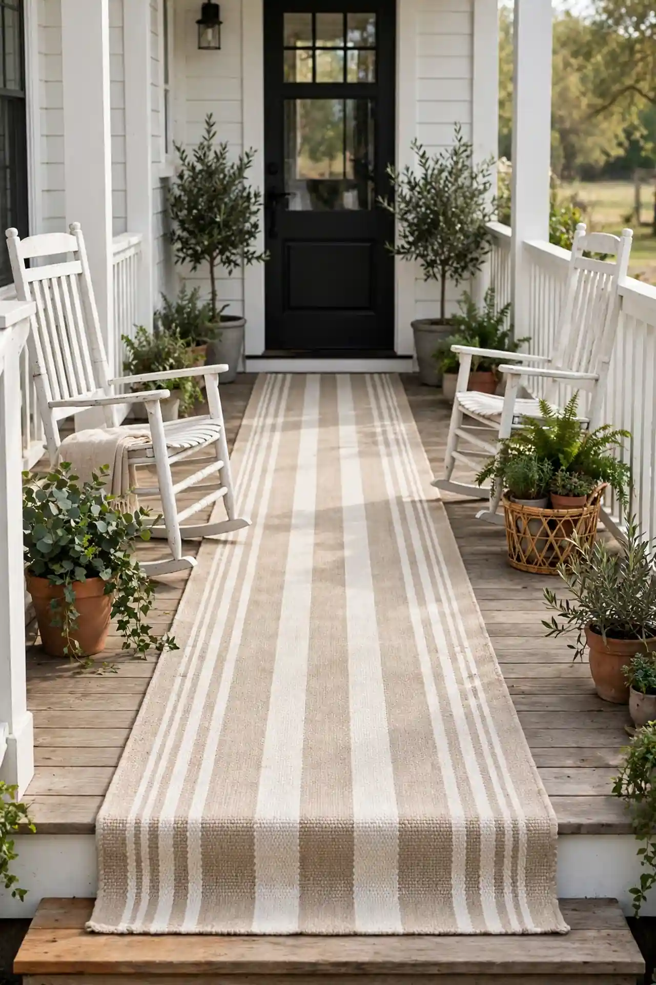 Striped Porch Runner