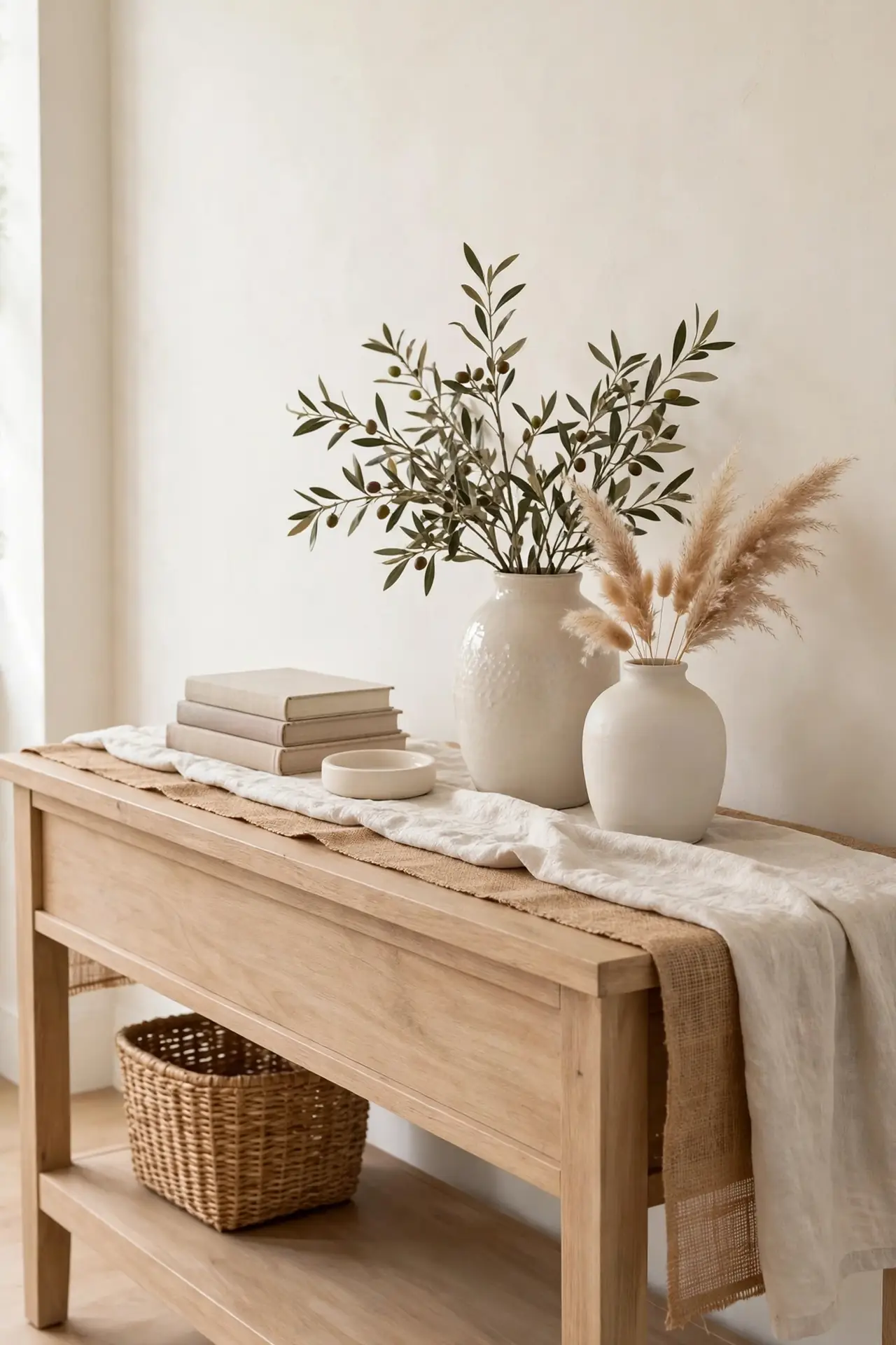 Burlap Table Runner