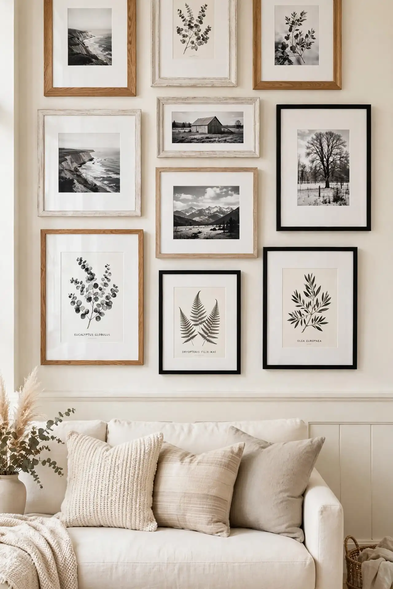 Neutral Gallery Wall