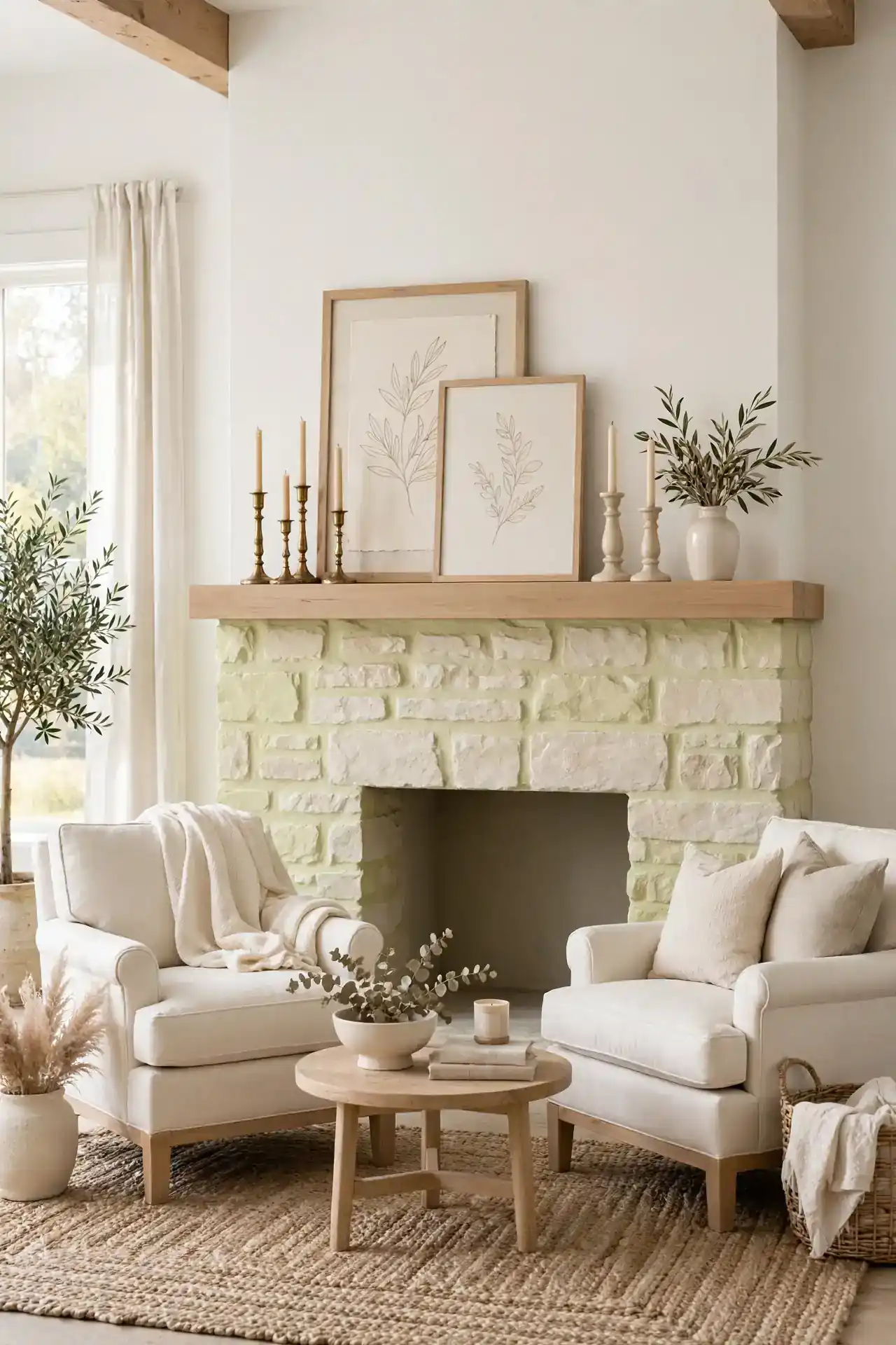 Stone Fireplace Surround