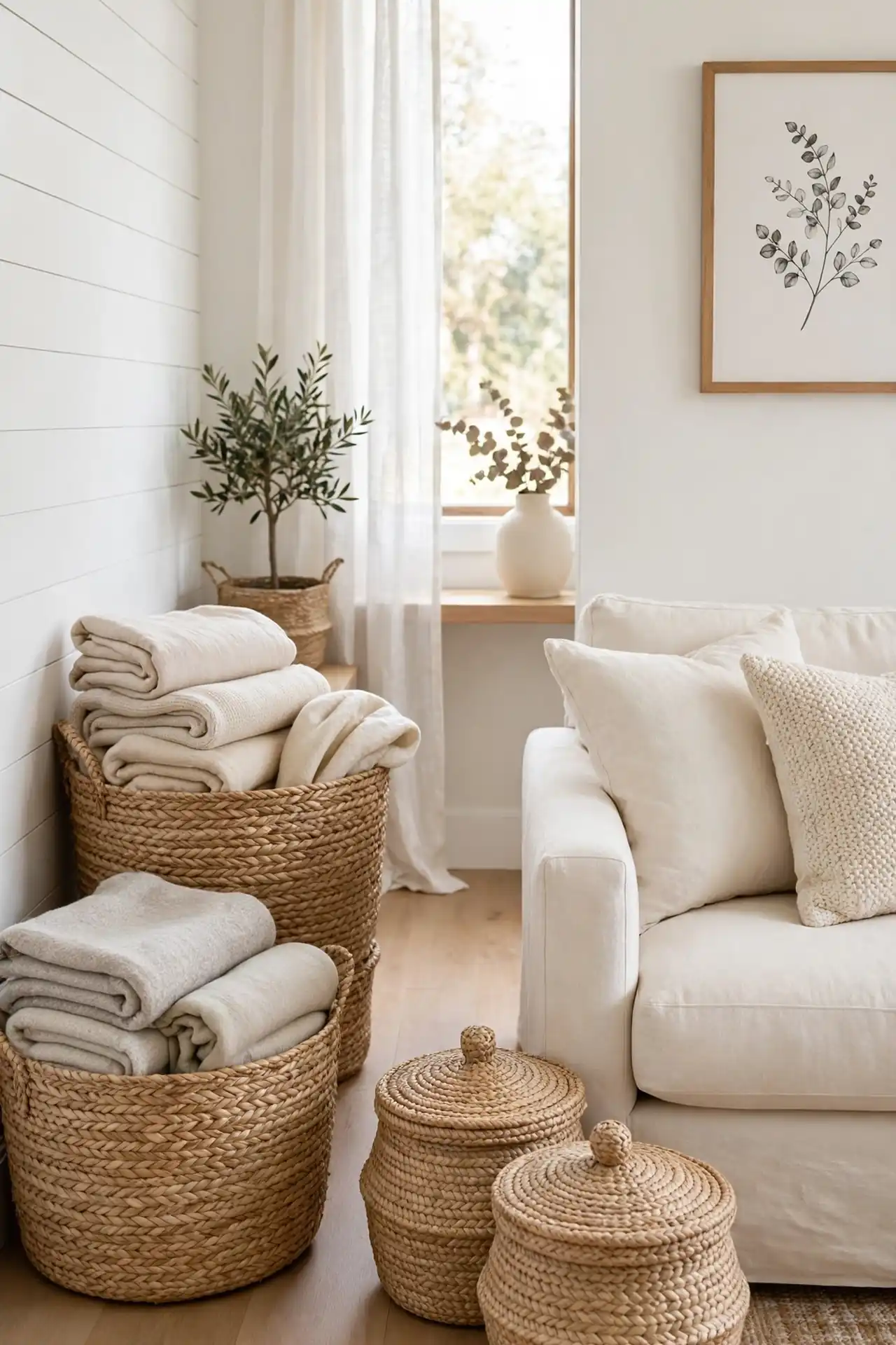 Woven Basket Storage