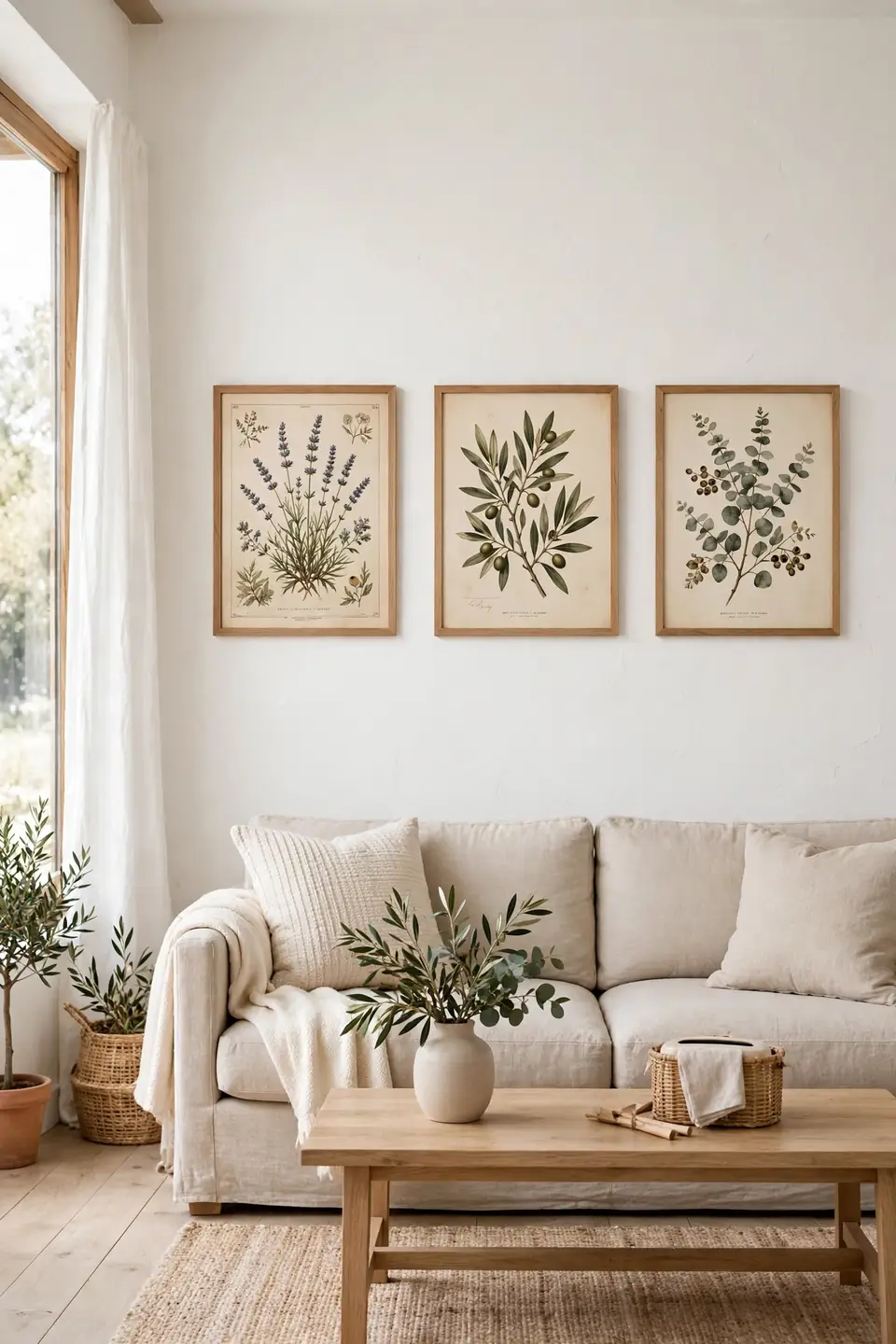Botanical Print Trio