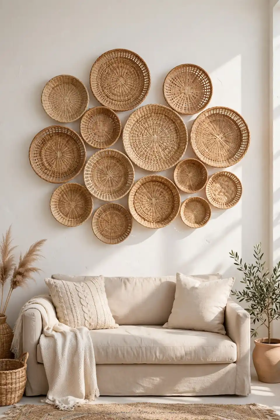 Woven Basket Display