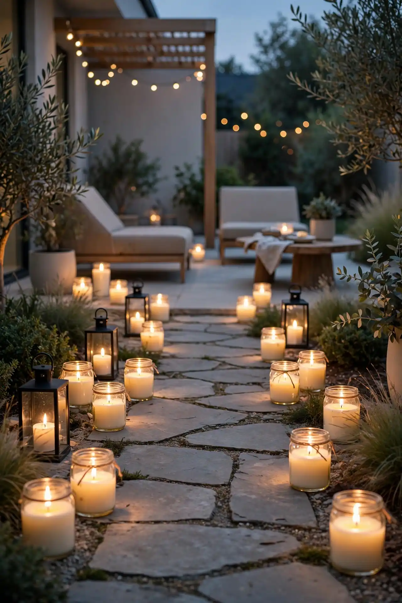Citronella Candle Path