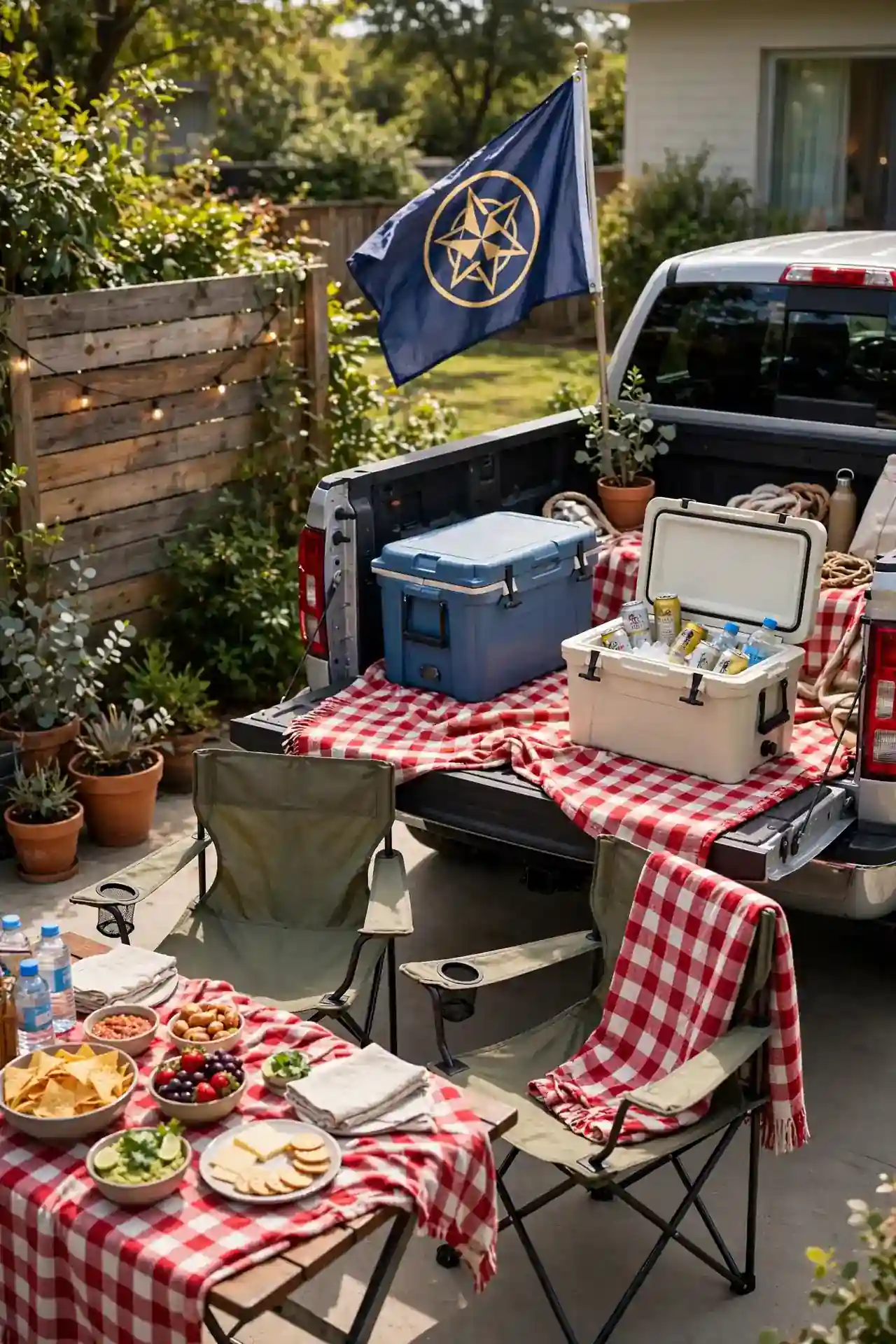 Tailgate Style Seating