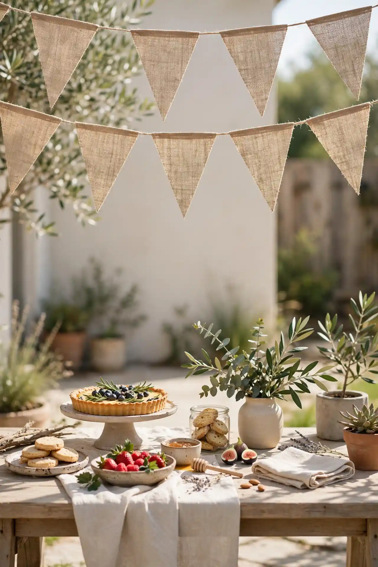Burlap Banner Accents
