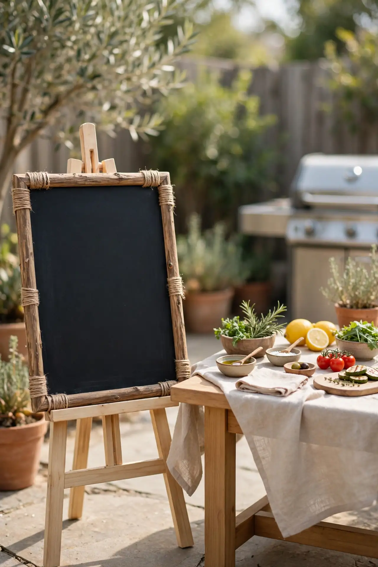 Chalkboard Menu Sign