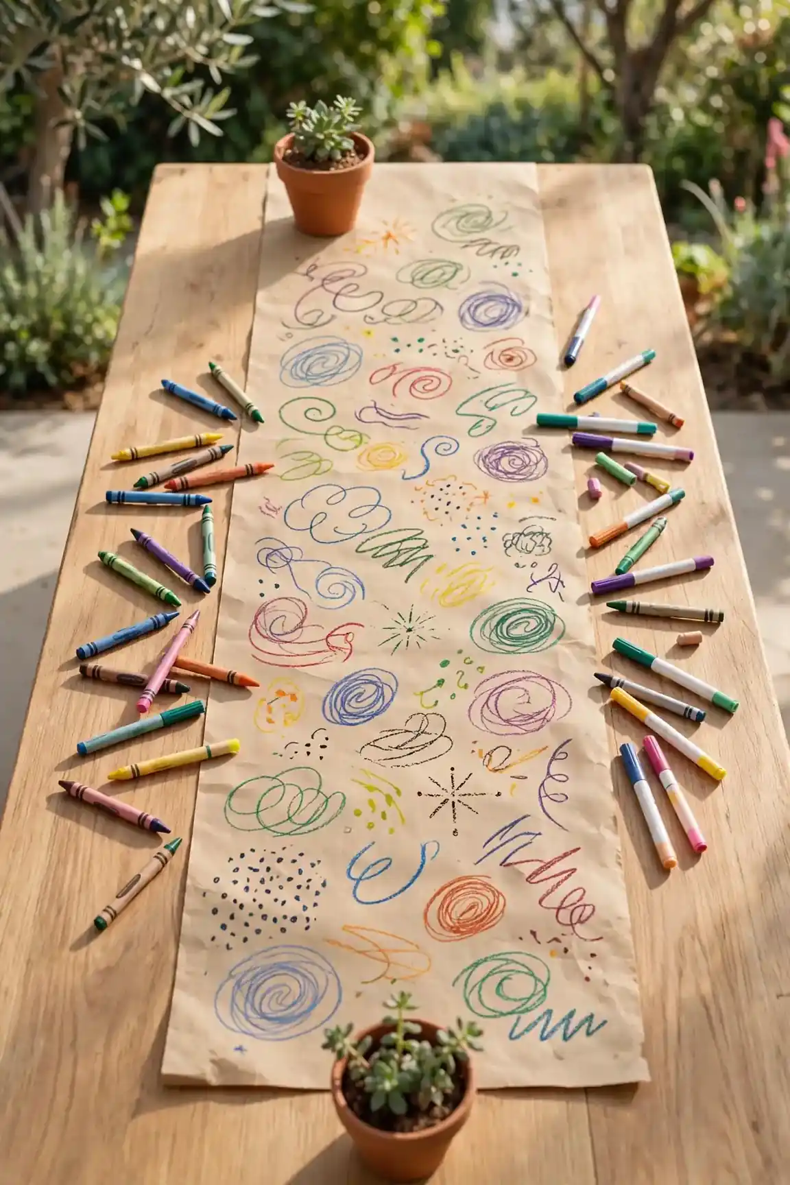 Kraft Paper Table Runner