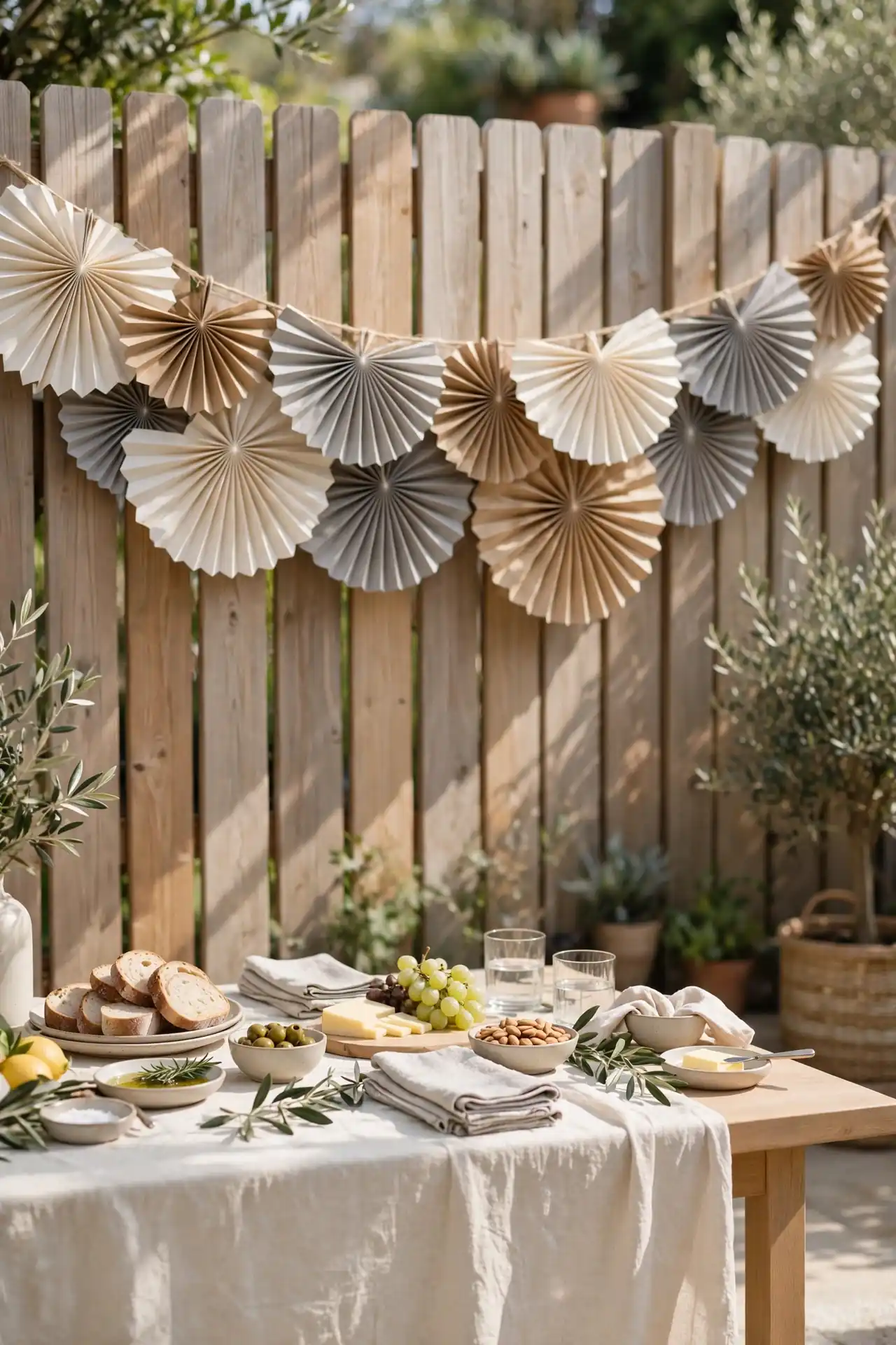 Paper Fan Garlands