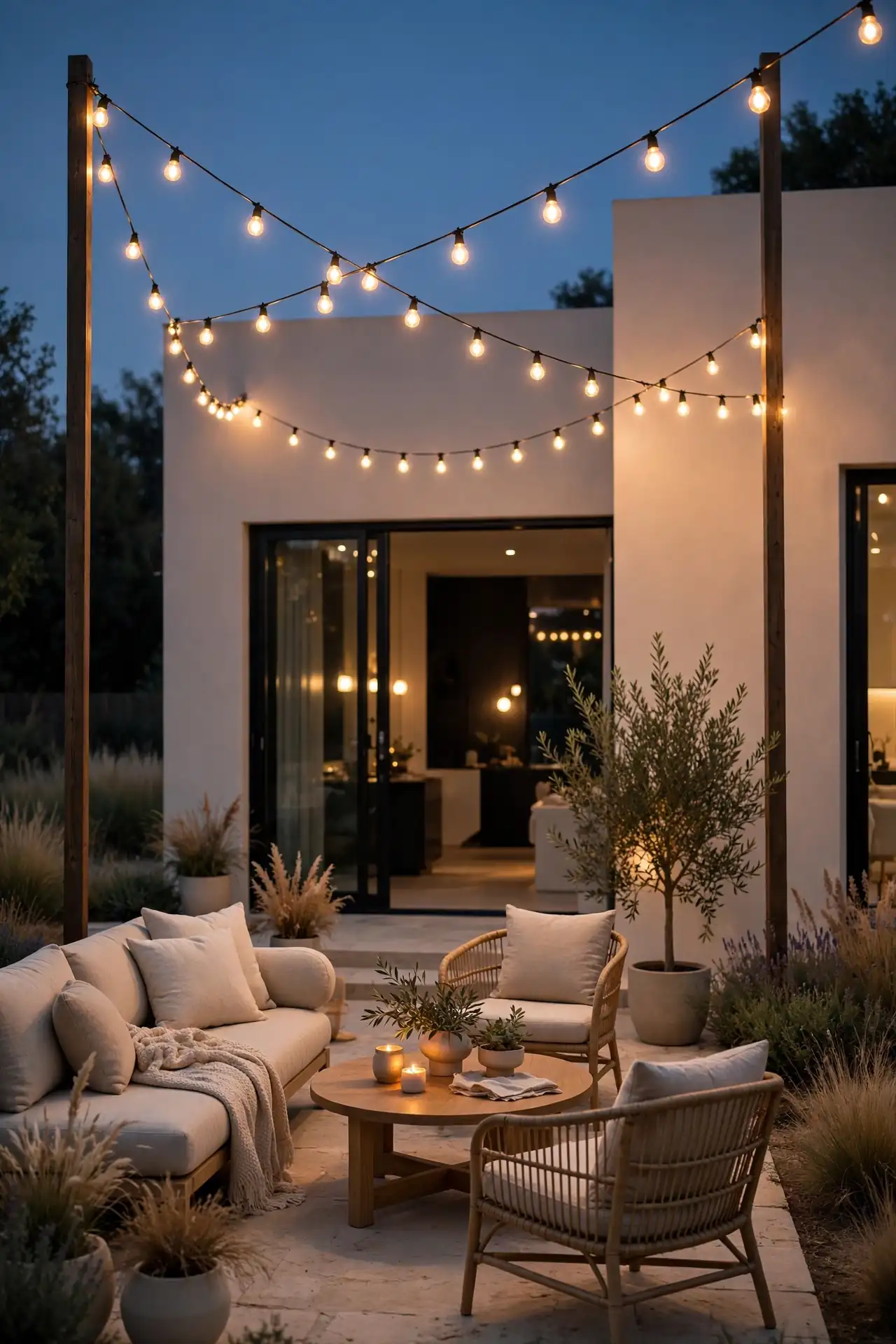 String Light Canopy