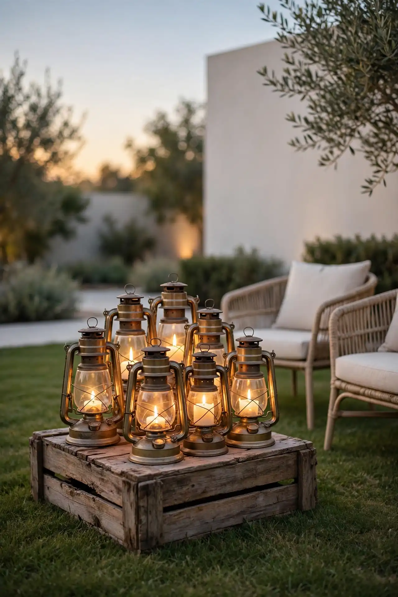 Vintage Lantern Corners