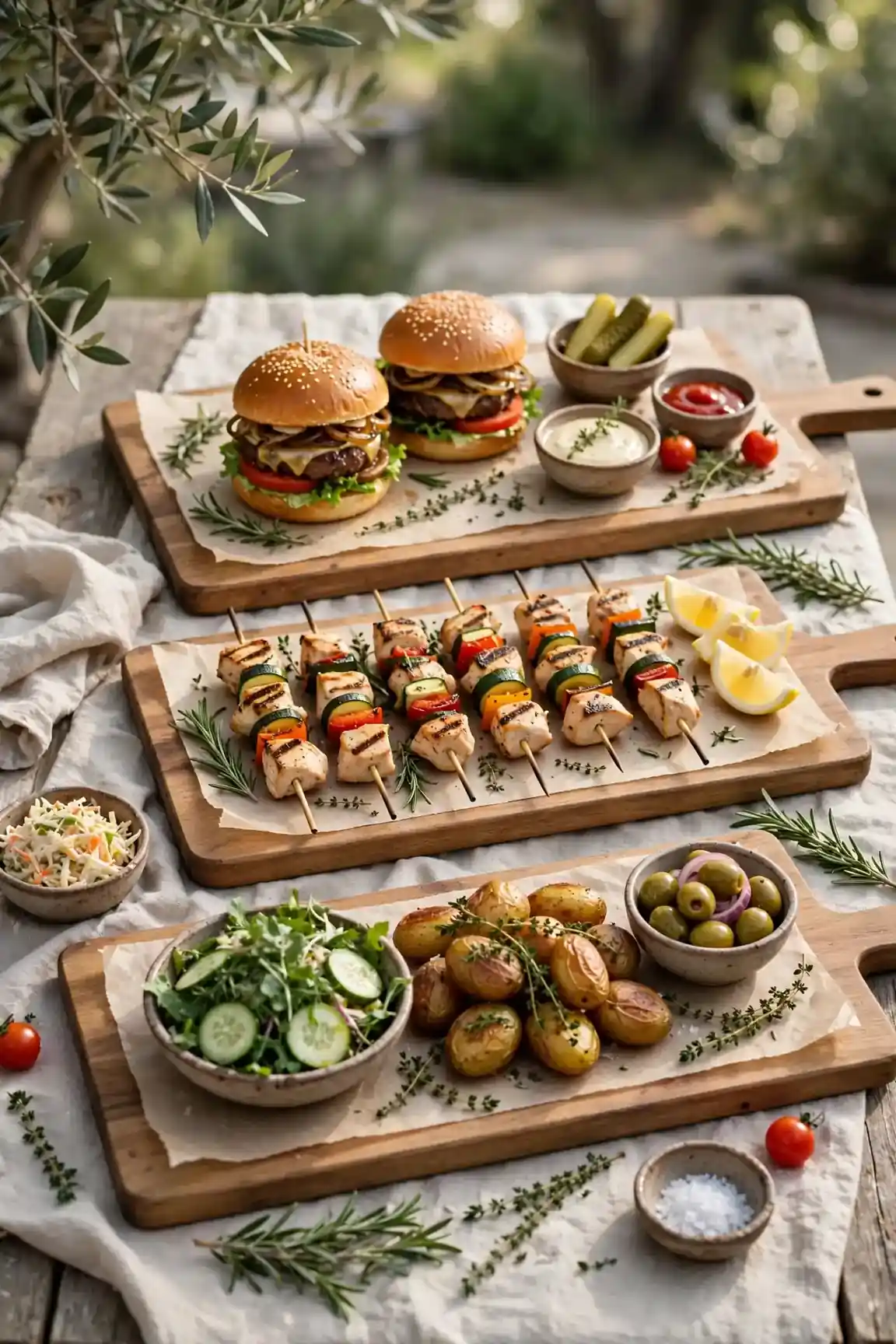 Wooden Serving Board Display