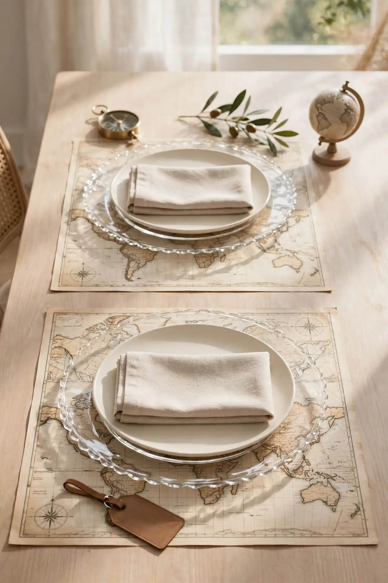 Vintage Map Placemats