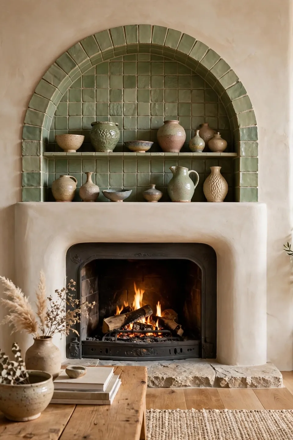 Arched Tile Niche