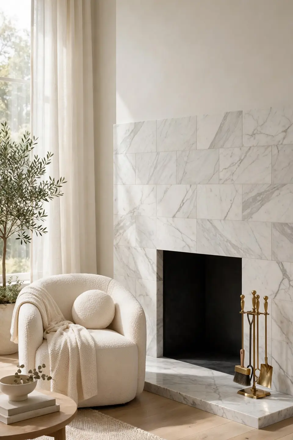 Carrara Marble Drama