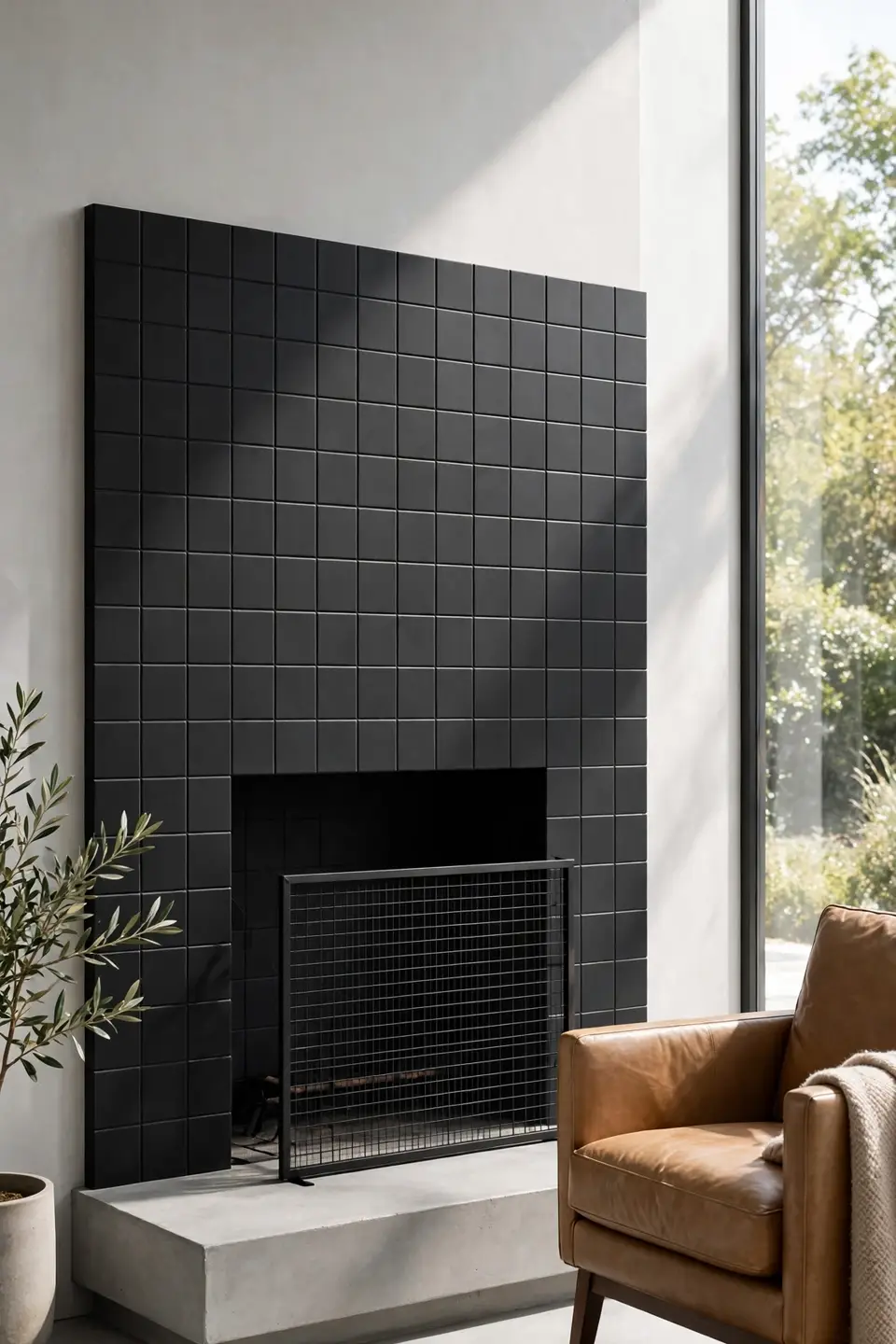 Matte Black Squares