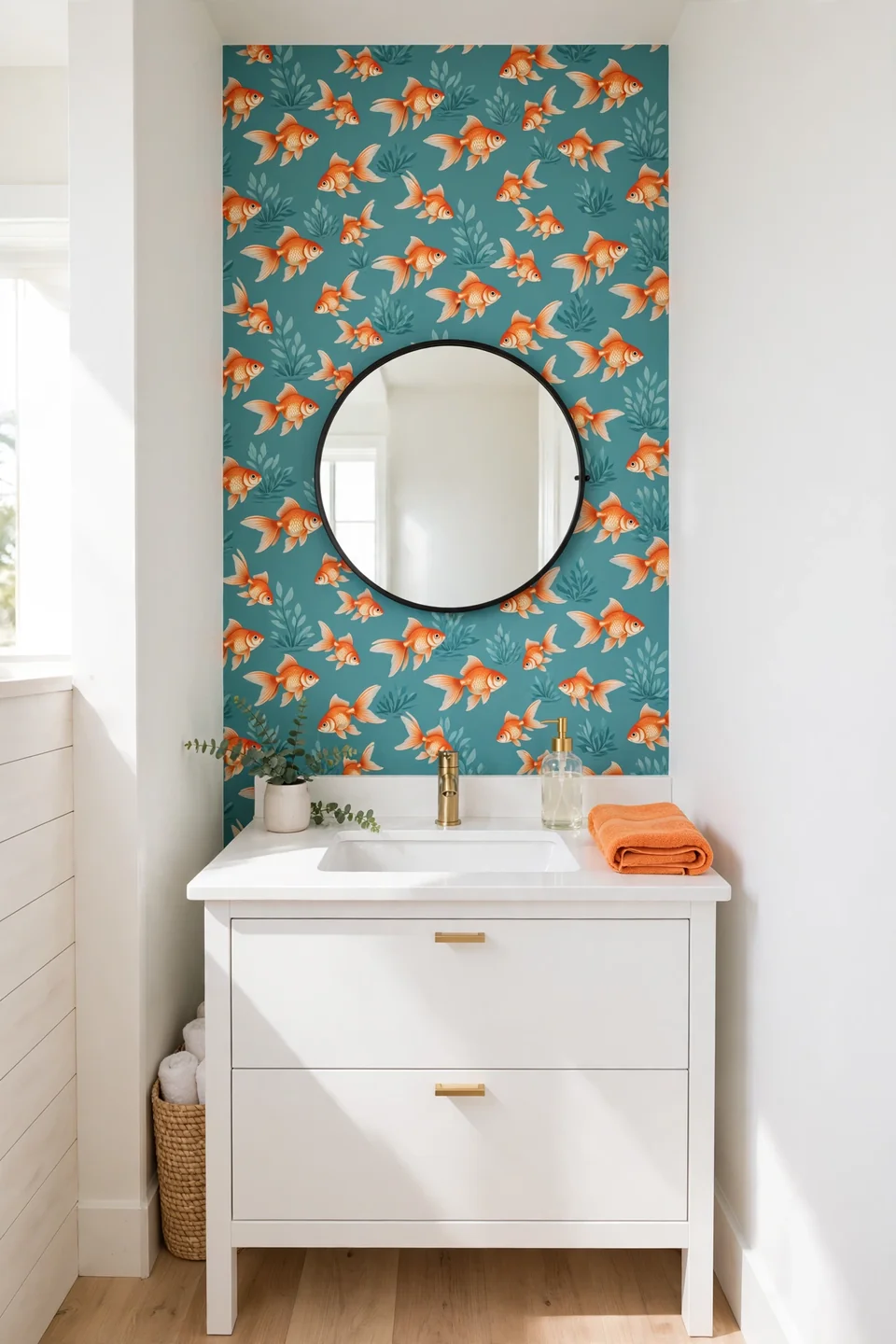 Goldfish Accent Wall