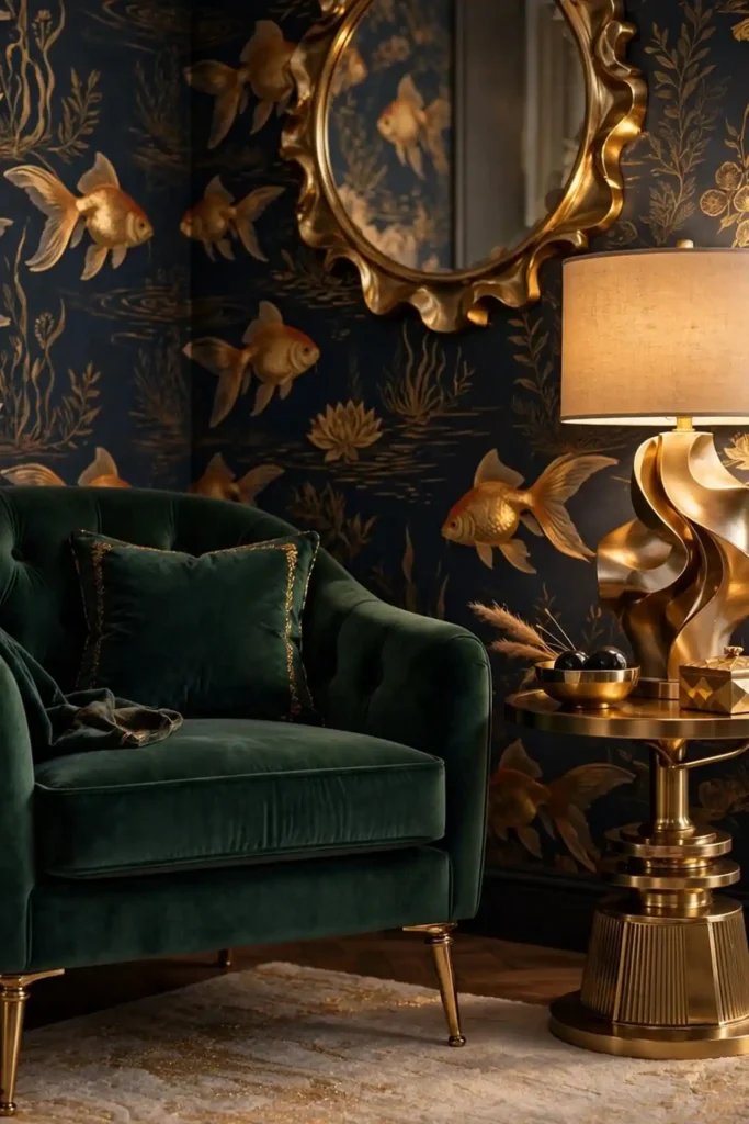 Goldfish Glam Corners