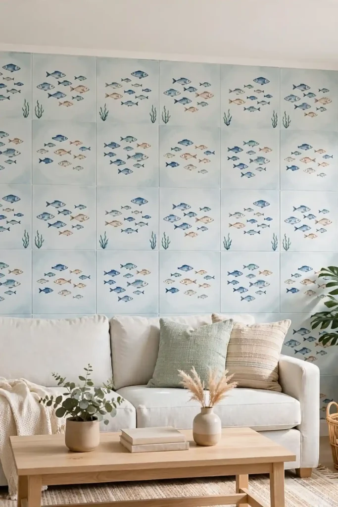 Peel Stick Fish Murals