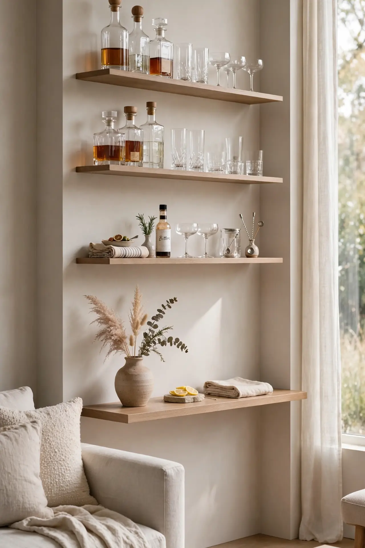 Floating Bar Shelf