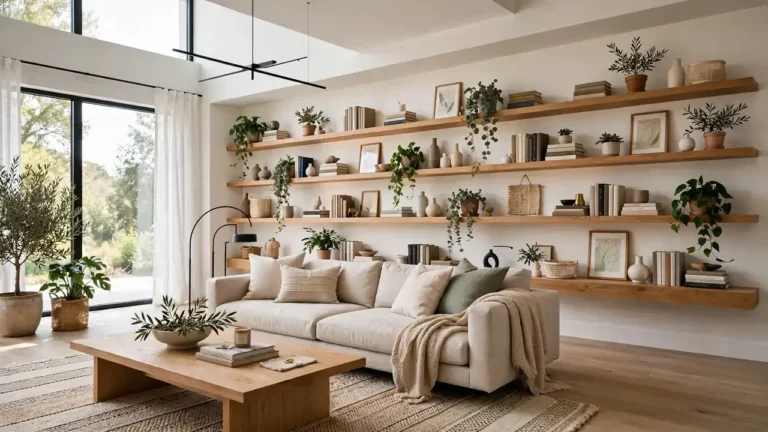 floating shelves
