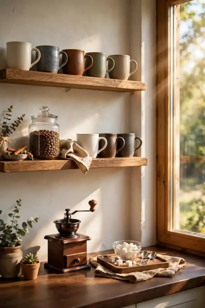 Coffee Bar Shelves