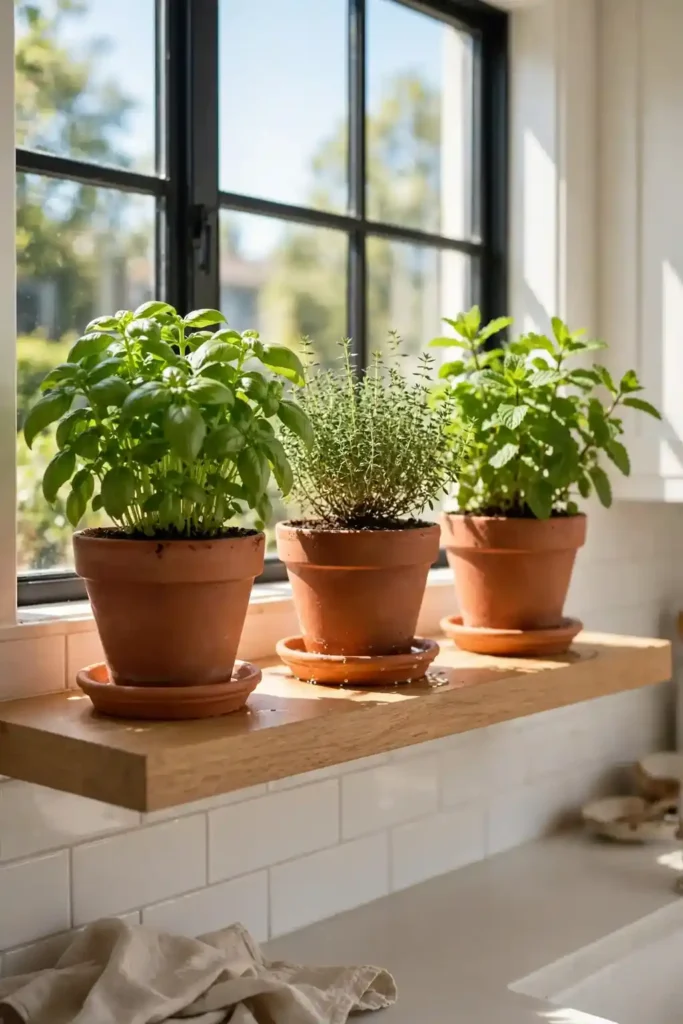 Herb Garden Shelves