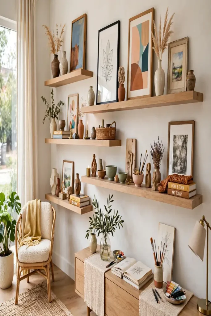 Gallery Wall Shelves