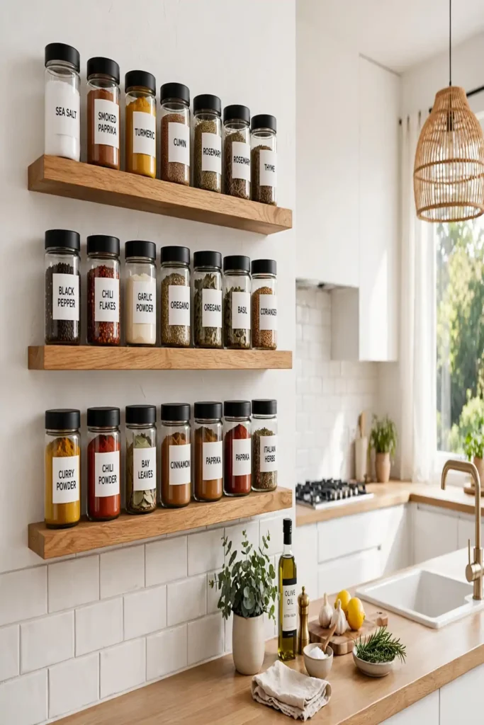 Kitchen Spice Displays