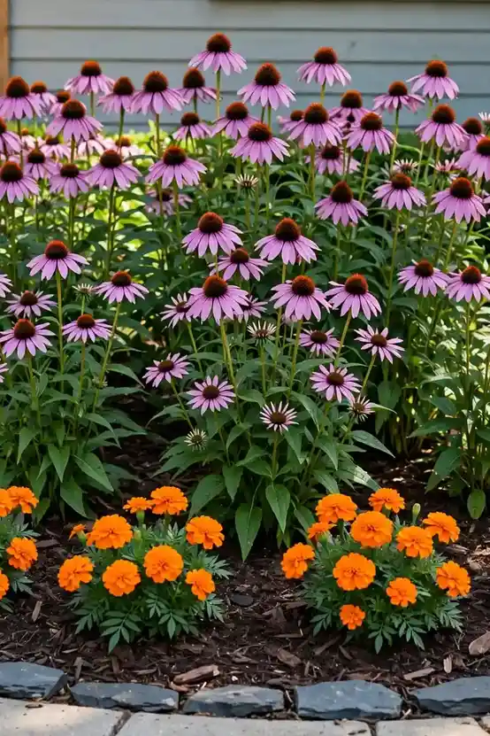 Gravel Mulch Contrast