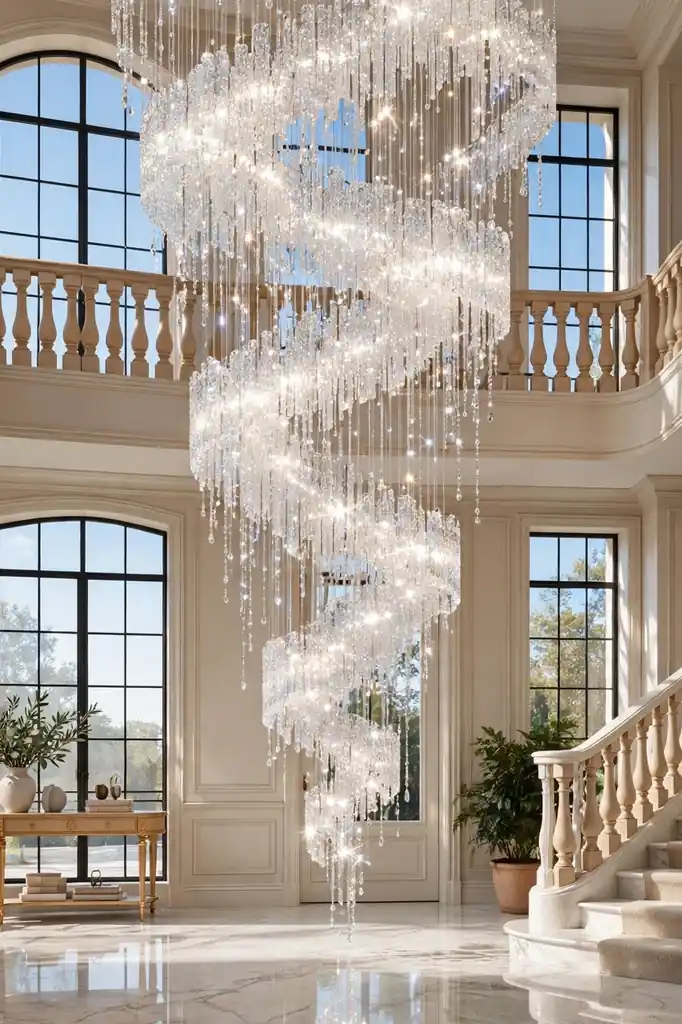 Tiered Crystal Cascade